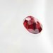 SPINEL. Dark Red. Oval Rose Cut. 8x6 mm (ref.SP35)