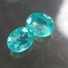 BLUE APATITEl. Oval. 7x9 and 8x6.5 MM. 2 pieces. (ref. AP44)