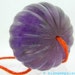 Amethyst. LARGE Carved / Fluted BEaDs. Drilled. ChunKy. GrApE JeLlY Color. Wow. 1pc. 126 cts. 28x22mm (AM168)