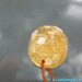PRECIOUS / Imperial TOPAZ. RaRe. Natural. Micro faceted Focal BEAD. 14x12 mm 14cts (ref.BT236)