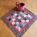 Americana Quilted Table Topper Civil War