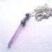 LAST ONE - PURPLE Star Wars Lightsaber Necklace