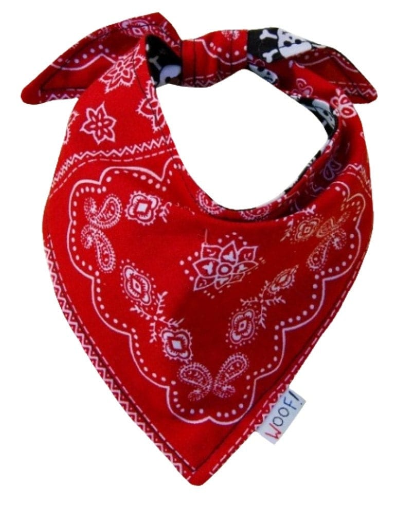 Medium Red Dog Bandana