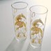 Horse Racing Tumblers Fred Press Glasses Jockey Gold Pink Glasses Barware Equestrian