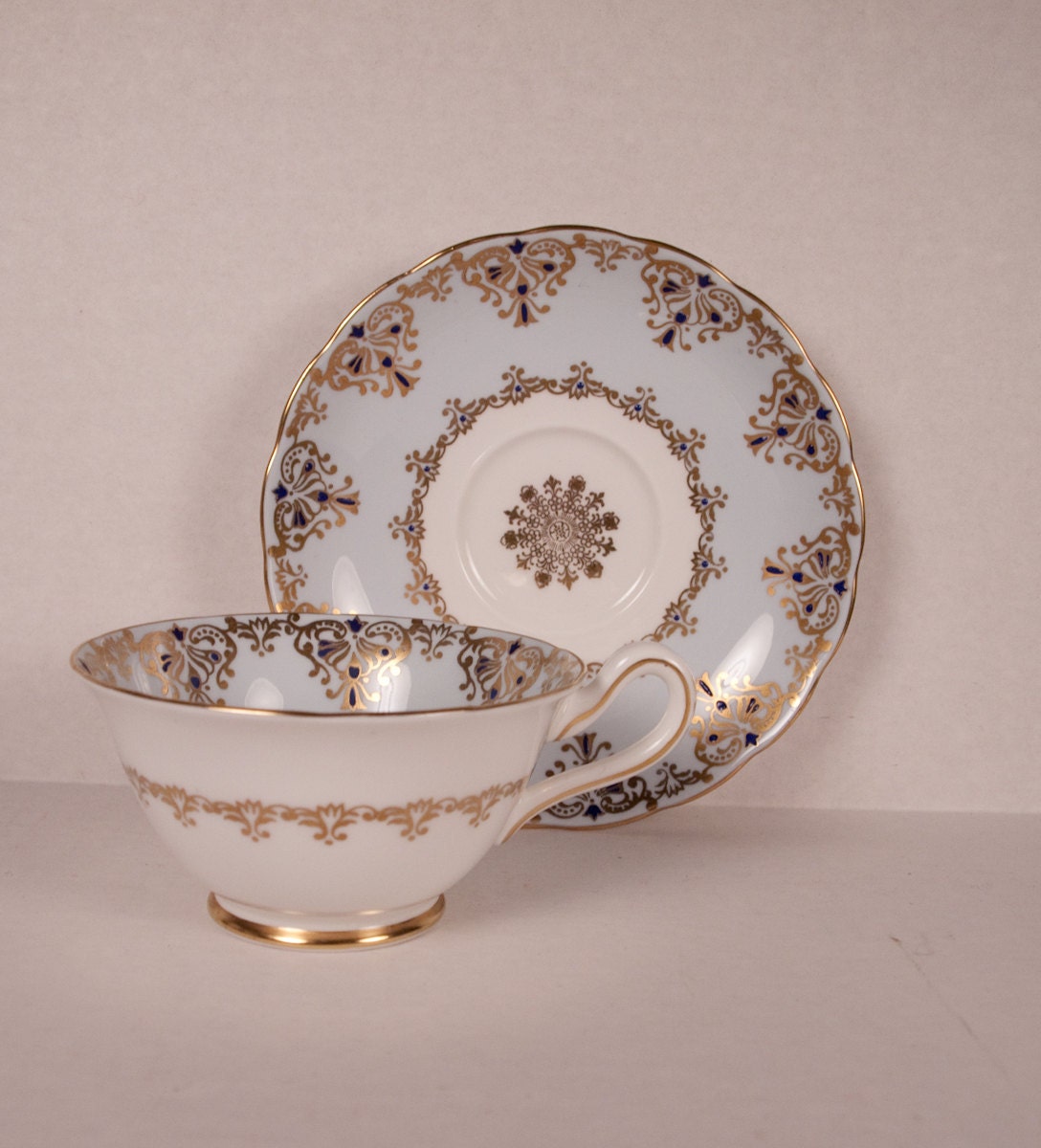 Grosvenor Bone China Tea Cup and Saucer Made in England