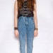High Waisted Acid Wash Skinny Jeans