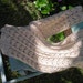 Hand Knitted Cotton Lace Shawl