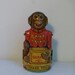 Bright Colorful Adorable Monkey Bank J Chein Red Brown Yellow Black Free US Shipping