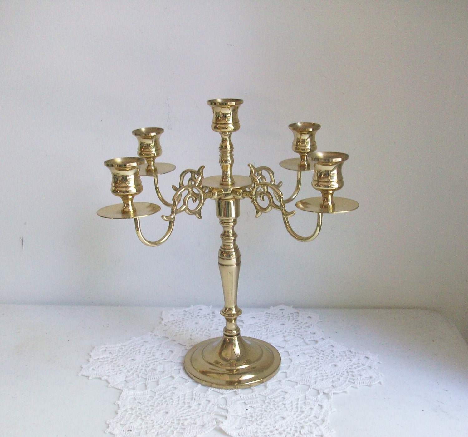 Baldwin Brass Candelabra 5 Light Made in America