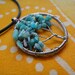Aventurine Wire Wrapped Tree of Life Pendant