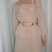 SALE Vintage Romantic Peplum dress