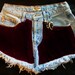 SALE SILK Denim Cut off Shorties