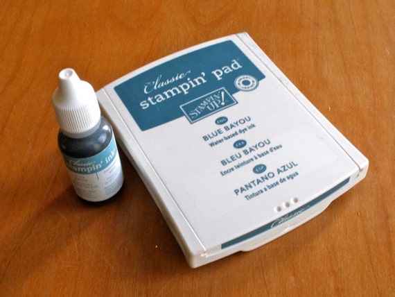 Retired Stampin Up Blue Bayou In Color Classic Ink Pad with