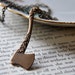 The Huntsman Necklace - Ornate Antique Brass Charm - Dark Faux Patina Finish - Fairy Tale - Once Upon A time - Snow White