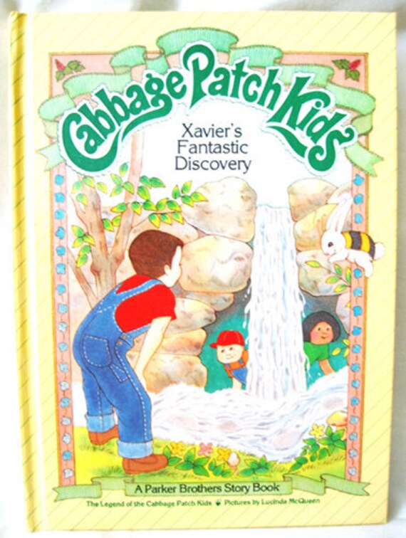 Vintage Cabbage Patch Kids Book Xavier's by fantasycrafts on Etsy