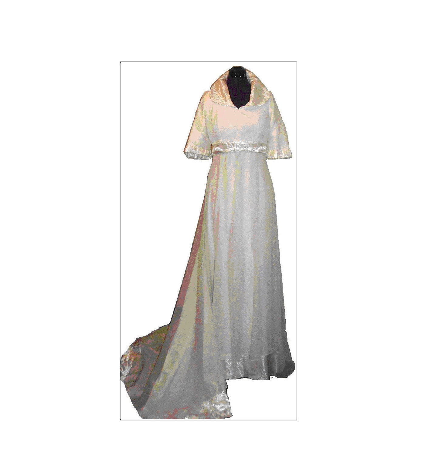Ivory Empire Waist Wedding Dress