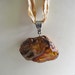 Pendant. Natural genuine Baltic amber.