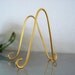 25 pk Large GOLD Mini Easel Holder Table Name Holders Photo Card Art Holder Place Card Business Card Promotion Display