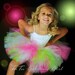 Apple Green, White, Pink Tutu, 10 inch length sewn tutu, up to size 6, please specify waist size in order notes