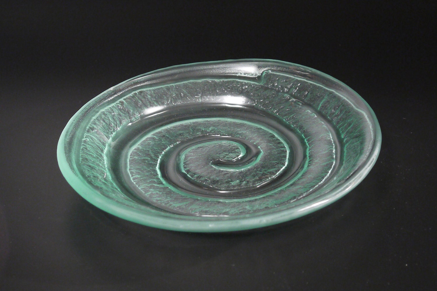 Recycled Glass Plates 8 Set of 4