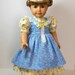 1850's Ruffle Dress and Pinafore for Kirsten, Marie-Grace, or Cecile