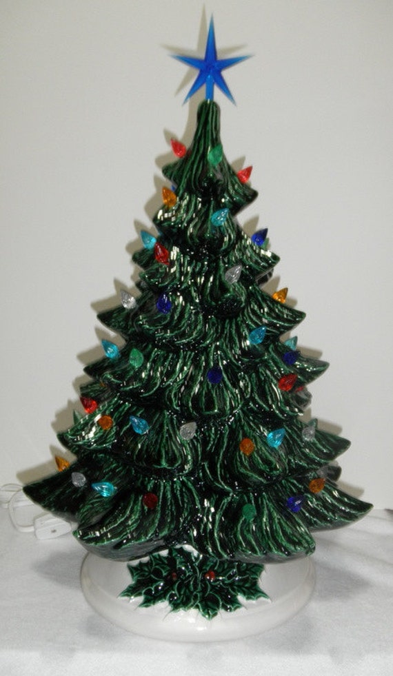 15 inch Handmade ceramic Christmas tree