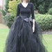 black tutu dress