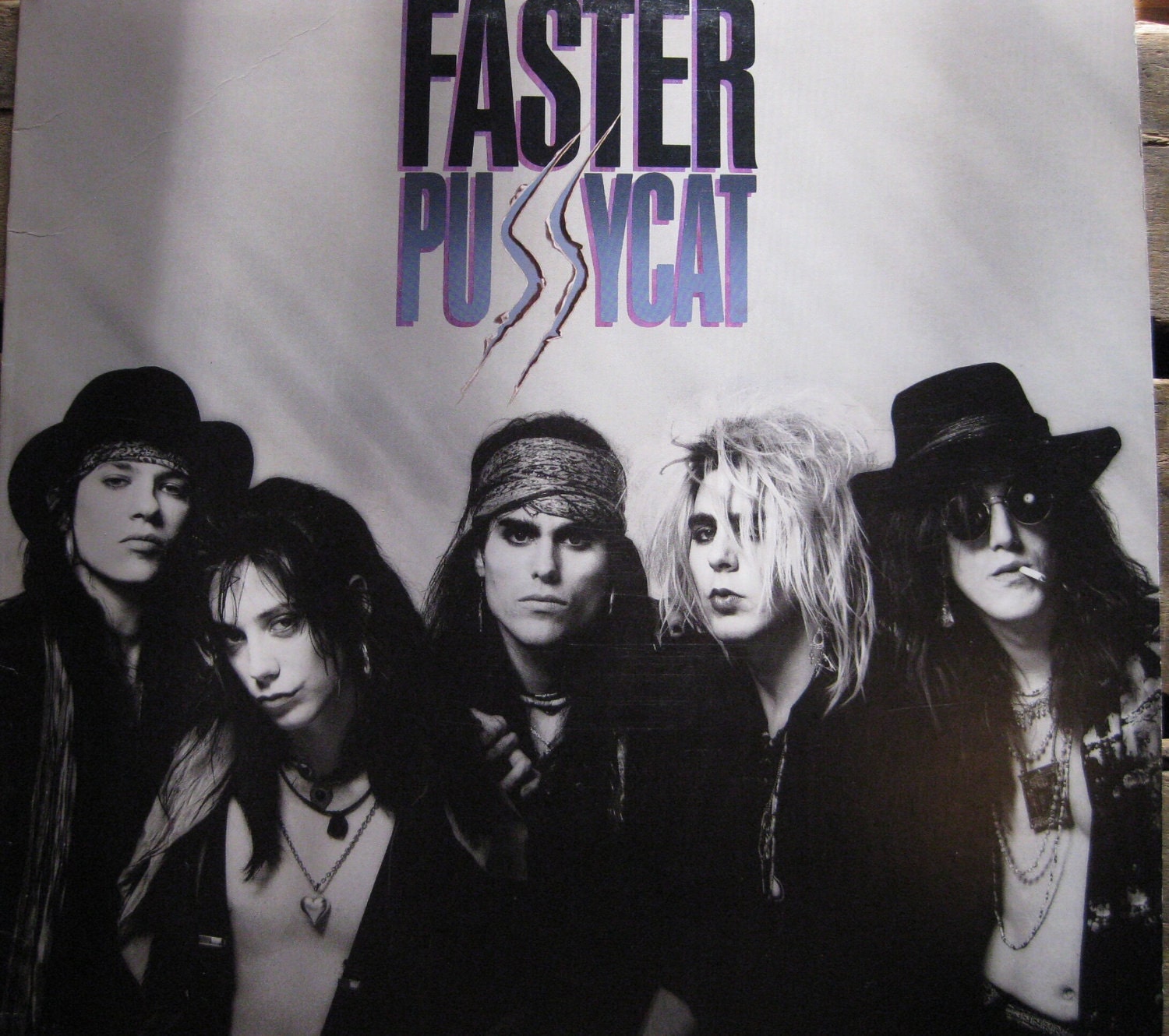 Faster Pussycat Self Titled Vinyl Record By Thewaybackmachine 