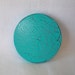 Turquoise Crackle wooden purse mirror
