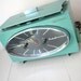 Retro Vintage Working Teal/Aqua Motorola Electric Clock