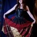 Red and Black Steampunk Skirt