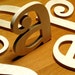 Unique Wooden Letters - 8 Inch