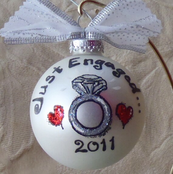 items similar to just engaged personalized christmas items similar to just engaged personalized christmas