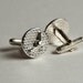 Silver busy bee cufflinks by lightboat on Etsy