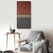 EZEKiEL original abstract modern painting - gallery fine art - contemporary interior design - ooak home wall decor - black red neutral