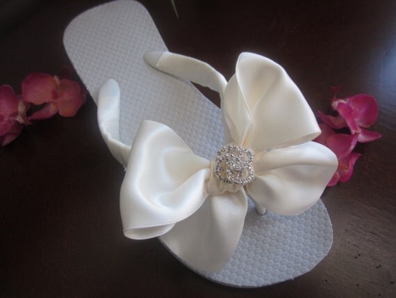 Bridal Flip Flops.Wedding Flip Flops/Wedges/Platforms for