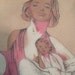 Reserved for Sam Vintage Marilyn Monroe Red Pop Print 80's Oblong Scarf