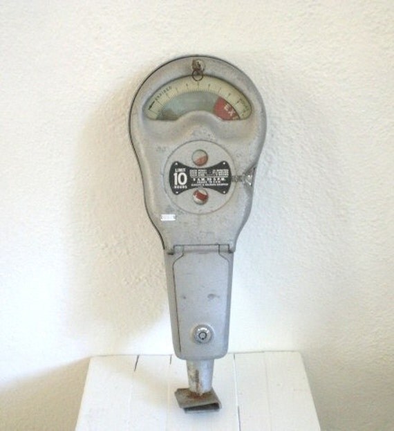 Antique Parking Meter Vintage Industrial