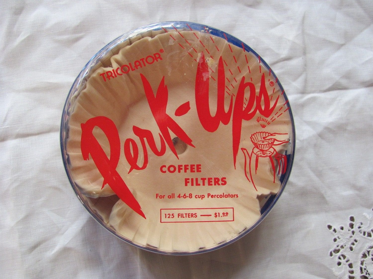 Vintage Perk Ups Percolator Coffee Filters Unopened
