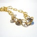 Mixed Metal Necklace Gold Silver Jewelry Chain Jewellery Two Tone Funky Statement Costume Buy Online Everyday Chunky Disc