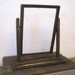 Art Deco wood swing frame.... black & gold....vintage