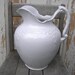 American pottery pitcher Knowles Taylor & Knowles Utah series 1905 large white