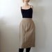 linen pencil skirt by Escada / vintage fashion