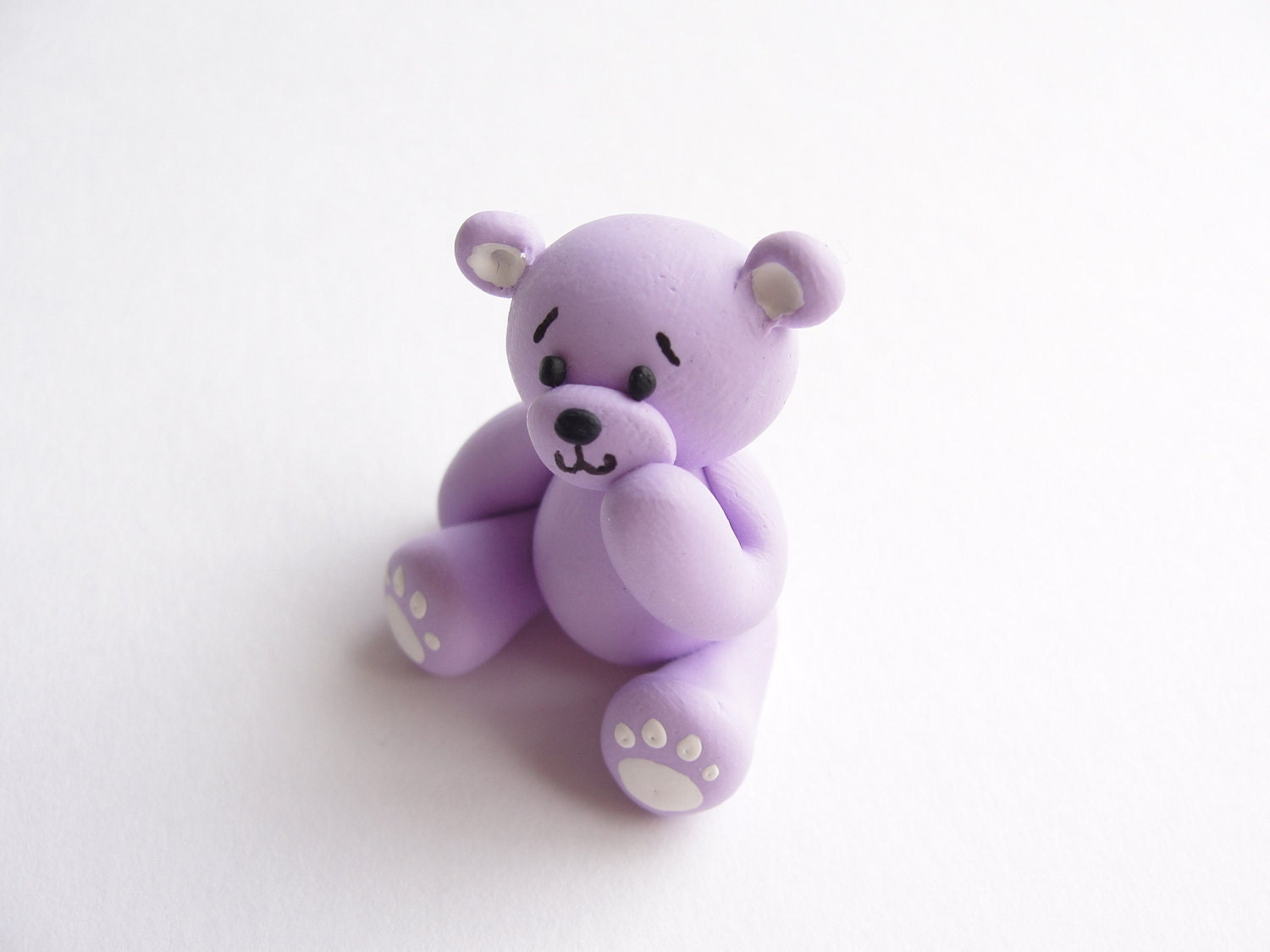 lilac teddy bear