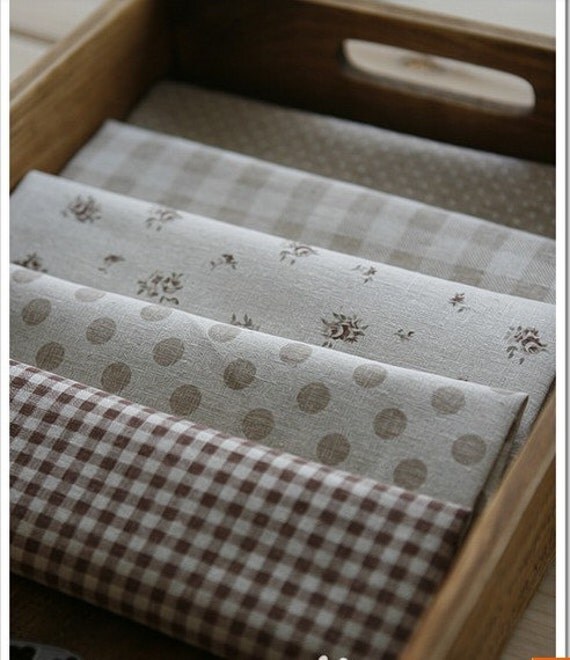 Items similar to Cotton Linen Fabric Cloth DIY Cloth Art Manual Cloth
