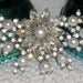 RESERVED --Breathtaking Antique 1930s Rhinestone and FRESHWATER (Grade AAA) Pearl Brooch -----large