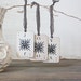 Vintage Game Card Personalized Ornament - Letter Monogram Hang Tag