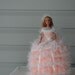 BARBIE Doll / toilet paper doll/ peach