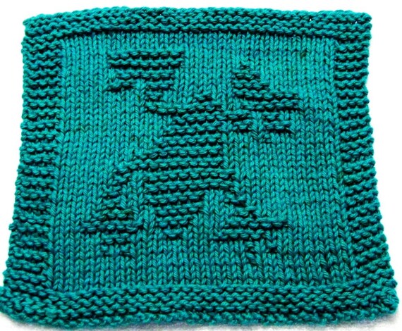 Knitting Cloth Pattern - FROG - PDF