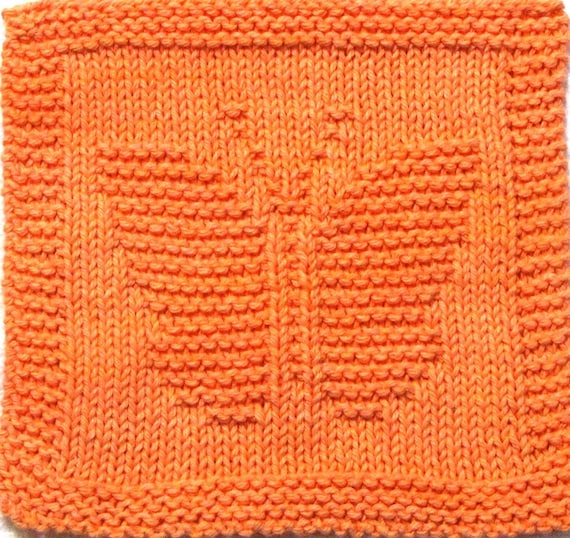 Knitting Cloth Pattern BUTTERFLY PDF